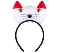 Asukohu 1/3/4pcs Cat Costume Set Halloween Cosplay Party Props Cat Ears Headband Bowtie Tail Tutus Skirt for Children Girls Animal Cosplay