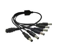 Asukohu 1 To 2/3/4/5/6/8 Way Power Splitter Cable Female Male Extend Cord For Multiple Security Cameras Adapter Connector Cord