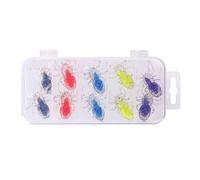 Asukohu 10pcs Fishing Soft Bait Artificial Spider Curls Swimbait Topwaters Swimming Bait for Freshwater Saltwater