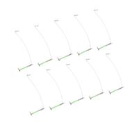 Asukohu 10Pcs Glow Tube Fishing Balance Connector 15/20/30/40cm Sleeves Single Balance Hook Divider Fast Change Hook Connector