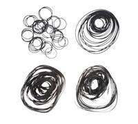 Asukohu 180PCS Rubber Belts Assortment Cassettes Player Video Recorders Turntables Various Recorder Models Mixed Multi Size Belt Selection