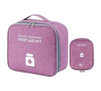 Asukohu 2 Pieces Large Capacity Emergency Bag Waterproof First Organisers Portable Caregivers Bag Travel Storage Bag