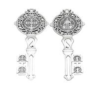 Asukohu 2pcs Key Assembly Decoration Functional Christian Believer Hanger Ornament Stylish Faith Inspired Accessories For Household
