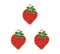 Asukohu 3 pieces fruit jewellery charm pendant stylish fruit shape charm unique pendant for creative jewellery craft projects