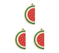 Asukohu 3 pieces fruit jewellery charm pendant stylish fruit shape charm unique pendant for creative jewellery craft projects