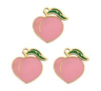 Asukohu 3 pieces fruit jewellery charm pendant stylish fruit shape charm unique pendant for creative jewellery craft projects