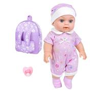 Asukohu 30CM Life Like Reborns Baby Dolls With Fashion Clothes And Backpack For Kids Collectible Comfort Reborns Baby Dolls