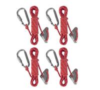 Asukohu 4Pcs Outdoor Tent Guide Rope Reflective Tent Guy Rope Camping Guylines Ropes For Climbing Hiking Backpacking Reflective Guy