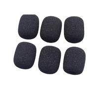 Asukohu 6 Packs Headset Microphone Foam Cover Windscreen Windscreens Sponge Speaker Sponge