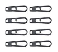 Asukohu 8 x zips, pull replacement for metal alloy, hanging buckles, removable zips, pull the tab for luggage, clothing, backpacks