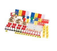 Asukohu 95/75Pieces Kids Traffics Cone Set For Parents Kids Traffics Education And Playtimes Safe Classroom Teaching Aid Children Signs