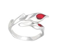 Asukohu Adjustable Rings Sensitive Opening From View Of The Finger Alloy Suitable For Wedding Parties Wear Irregular Shape Statement Rings, As described