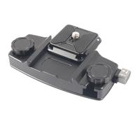Asukohu Aluminium Camera Backpack Strap Mounting with 1/4 Screws Quick Release Holder for DSLR Tripod Stabiliser Aluminium Camera Attachment Element