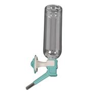 Asukohu Automatic Flow Control Pet Drinking Fountain with Leak-proof Outlet Hanging Cage Water Food for Small Dog Cats Water Saving Cage Assembly Water Supply