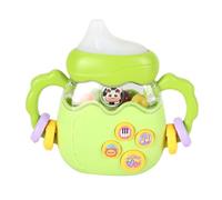 Asukohu Baby Bottles Music Rattle Toy with Light Music Electric Educational Hand Bells with Nursery Rhyme for Infant Baby Bottles