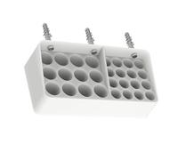 Asukohu Battery Holder Box Wall Mount Efficient Battery Management For 12AA Other Multiple Holder Dispensing Storage