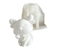 Asukohu Beautiful Rabbit Silicone Mould 3D Cartoon Moulds Plaster Moulds Baking Moulds Ornament Moulds For Home Decorations