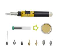 Asukohu Butanes Soldering Iron Set 12 In 1 Cordless Soldering Iron Set Igniting & Adjustable Temperature Butanes Pen