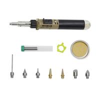 Asukohu Butanes Soldering Iron Set 12 In 1 Cordless Soldering Iron Set Igniting & Adjustable Temperature Butanes Pen