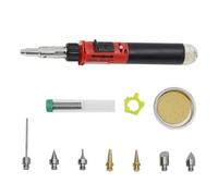 Asukohu Butanes Soldering Iron Set 12 In 1 Cordless Soldering Iron Set Igniting & Adjustable Temperature Butanes Pen