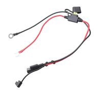 Asukohu Cable of automotive connections with protection and screw mounting, circuit connection for motorcycle batteries, maintenance, SAE to O type connection adapter