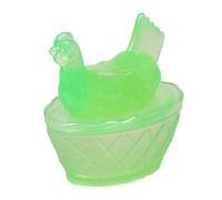 Asukohu Candy Jar with Lid Hen on Nest Dish, Cookie Candys Jars Biscuits Food Storage Container Decorative Snacks Bowl Jars with Lid Decorative