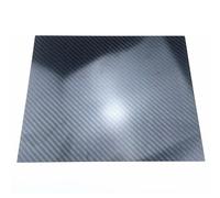 Asukohu Carbon Fibre Sheet 200 x 250 mm Glossy Flat Fibre Plate Simple Web Panel for Remote Drones Lightweight High Strength