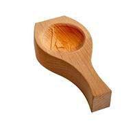 Asukohu Carved Round Wooden Shape Floral Pattern Eco Environment Baking Decoration Tools Cake Mould Round Gift For Family Wood Shapes For Baking