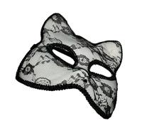 Asukohu Cats Masquerade Night Lights Cats Venetians Half Face Women Costume Halloween Cosplay Party Lace Masquerade
