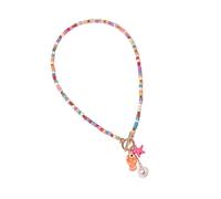 Asukohu Ceramic Pearl Fish Pendant Necklace Inspired From The Sea Life With Colourful Accents For Everyday Use Marine Inspired Necklace, one size, As described, As described