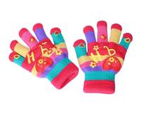 Asukohu Children Trendy Warm Thermal Gloves Thicken Stylish Mitten Gloves For Cold Weather Winter Cycling Skiing Climbing Kids Winter Bulk Girls