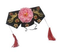Asukohu Chinese Royal Empress Flower Hat Ancient Wedding Headpiece Roleplay Dressingup Props Dynasties Royal Empress Hat Formal Event Headdress