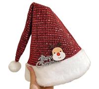 Asukohu Christmas Celebration Hats Youth Christmas Headgear Interactive Holiday Hats For Various Ages At Holiday Gatherings Light Weight Travel Santa