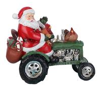 Asukohu Christmas Santa Claus Statues Decorative Christmas Figures Ornament for the Mantle Bookshelf or Table Decoration Santa Statues Table Decoration