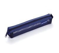 Asukohu Clear Nylons Pencil Case See Through Pen Pouches Travel Pencil Bag Light Weight Pen Organizers Bag Travel Makeup Bag Nylon Zippered Bag