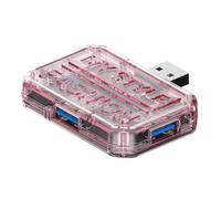 Asukohu Clear USB C Hubs USB C Adapter With 4K HDTV Port PD100W Charging Fast Speed Data 5Gbps Syncing Multiports Adapter Hub