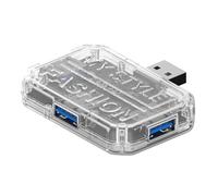 Asukohu Clear USB C Hubs USB C Adapter With 4K HDTV Port PD100W Charging Fast Speed Data 5Gbps Syncing Multiports Adapter Hub