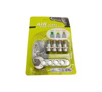Asukohu Colour Changing Tyre Pressure Caps For Car Indicators. Includes Wrench For Easy Maintenance. Monitor Valves And Shaft Caps