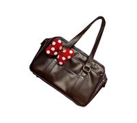 Asukohu Comfortable Shoulder Bag in Tokyo Inspired Design with Spacious Interior Leather and Organisational Storage Bag, brown, Einheitsgröße