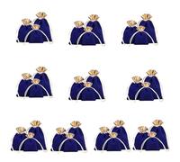 Asukohu Compact Lightweight Velvety Storage Solution Drawstring Bag for Jewelry Protections and Organization on the Go or At Home Travel Jewelry Bag