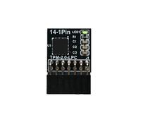 Asukohu Comprehensive TPM2.0 Security Module 14Pin LPC Trusted Platform Hardware Board for Data Protection Motherboard Chip