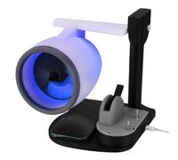 Asukohu Creative Gift USB Desktop Fan Aviation Design Featuring Mobile Power Supply High Cooling Quiet for Home Use Aircraft Engine Fan