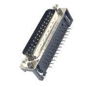 Asukohu DB25 Female Right Angles PCB Mount Connectors Interferences Resistant Connector For High Frequency Signals Transmission Sound Video Connector