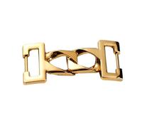 Asukohu Decorative Metal Shoe Clip Zinc Alloys Loafer Chain Accessories for Shoes Upgrades Easy Installation Fashion Zinc Alloy Shoe Buckle, a, One Size