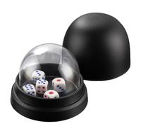 Asukohu Dices Rolling Cup With 5 Dices For Authentics Gaming Game Ensures Fair Playing In Leisure Betting Game Cup