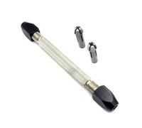 Asukohu Double Ended Hand Drill Pin Vice for Watch Back Covers Removal Precise Watch Hand Drill Professional and Amateur Use