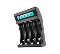 Asukohu Efficiency Battery Chargers for 2A 3A Lithium with LCD Screen 4 Slot Type C Port Charging Adapter Professional Professional