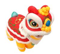 Asukohu Electronic Lions Dance Electric Toy with Lights and Sounds Early Learning Education Toy Wagging Walking Lions Gift Wagging Walking with Light and Music