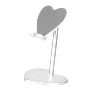 Asukohu Ergonomic Heart-Shaped Desk Phone Holder Rack Foldable Tablet Stand for Transport Video Recording Tablet Phone Mount