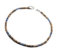 Asukohu Ethnic Styles Necklace Jewelry Featuring Brown Coconuts Shell And Natural Stone Beads For A Unique Neck Jewelry Look Handmade Coconut